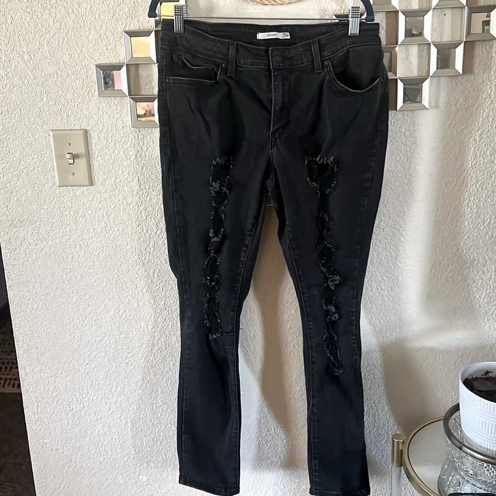 Levi’s 711 Black Jeans